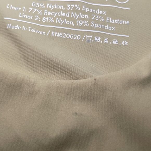 Outdoor‎ Voices Crop Tank Top XXS Beige Racerback 26.5” Bust 15” Length NWT - Picture 6 of 6